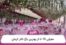 بهترین باغ تالار کرمان