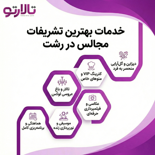 نکات ویژه انتخاب بهترین تیم تشریفات مجالس در رشت